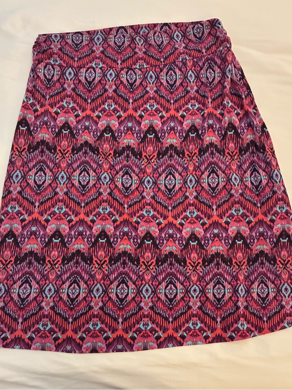 Printed Pink Multi-Color Women’s Skirt